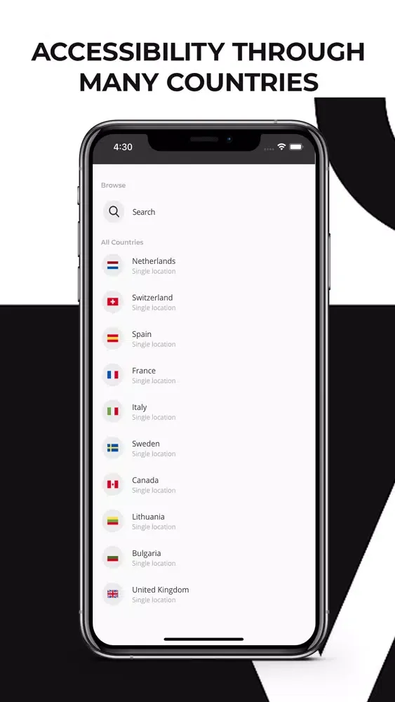 Zrzuty ekranu GS VPN