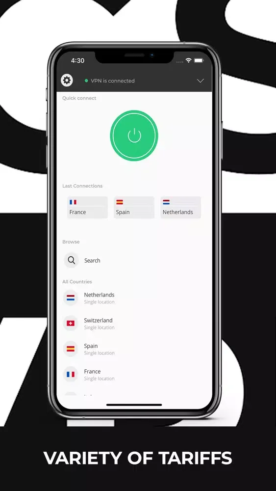 Zrzuty ekranu GS VPN