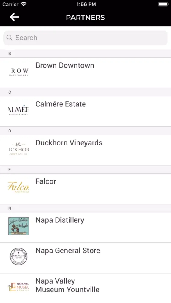 Tangkapan layar Napa Valley Jazz Getaway App