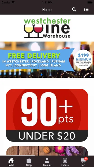 Скриншоты Westchester Wine Warehouse