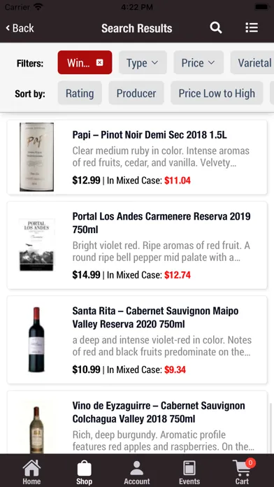 Скриншоты Westchester Wine Warehouse