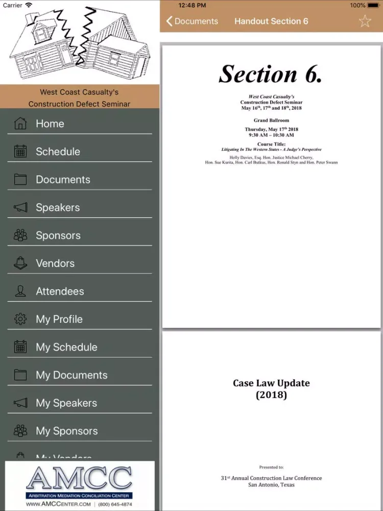 West Coast Casualty CDS App iPad  Screenshots