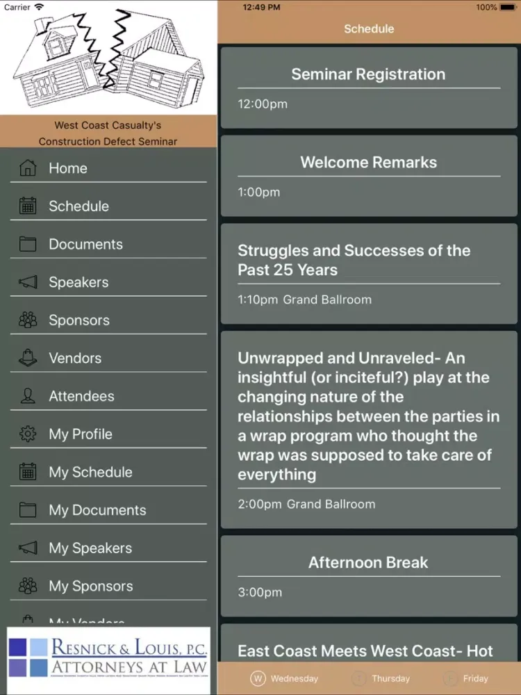 West Coast Casualty CDS App iPad  Screenshots