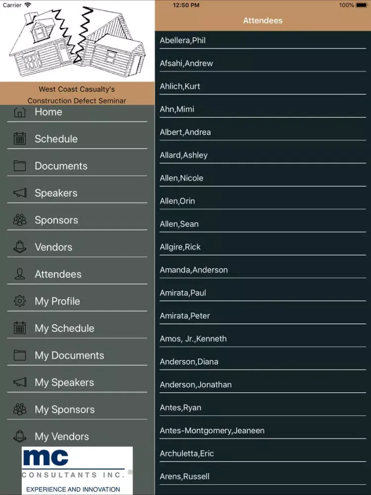 West Coast Casualty CDS App iPad  Screenshots