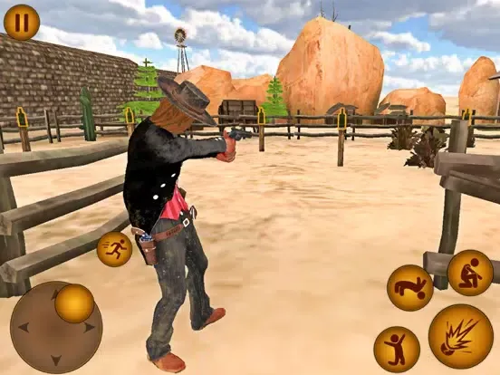 Ảnh chụp màn hình của Western Gunfighter Cowboy Game iPad 