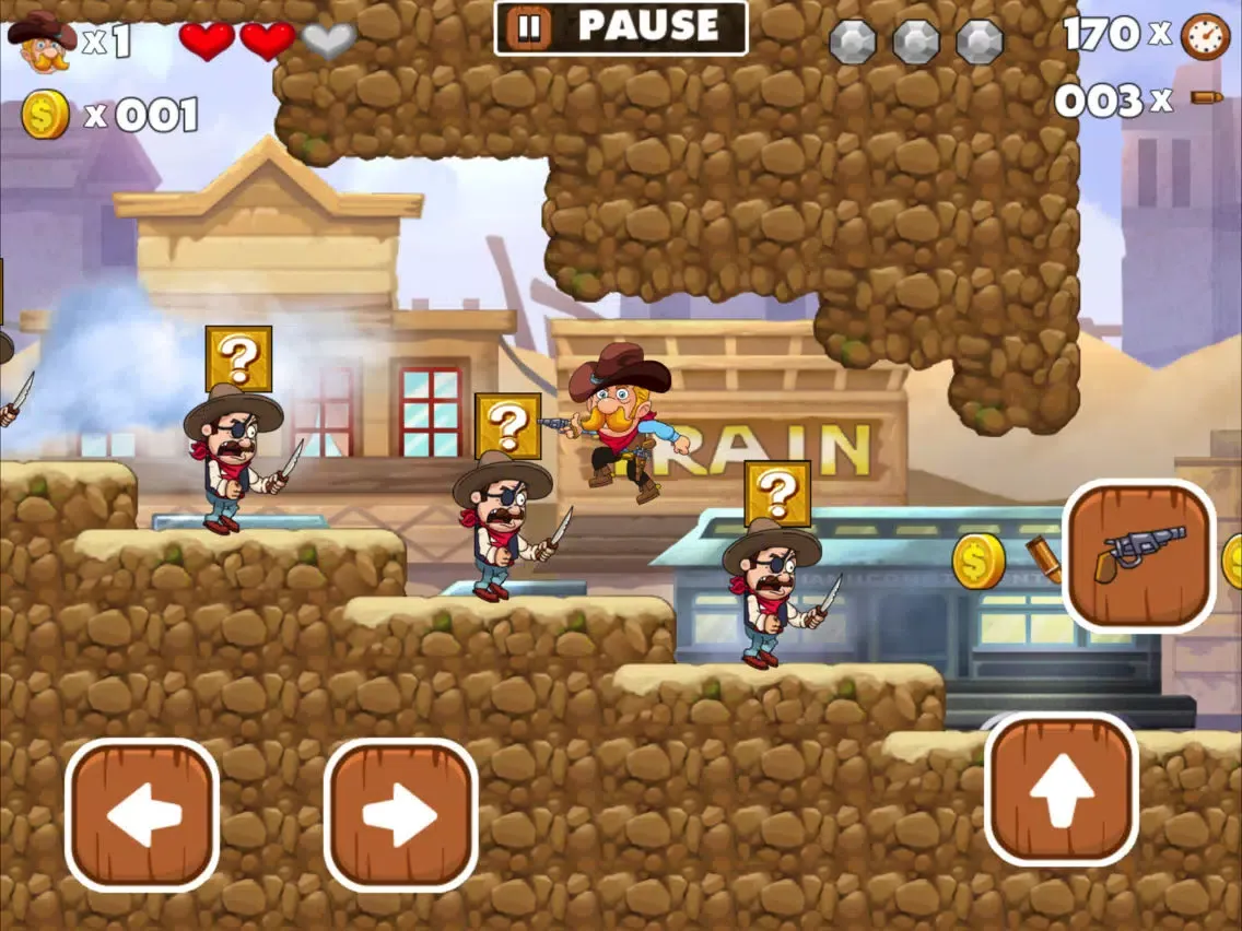 Super Cowboy VS Bad Guy iPad  Screenshots