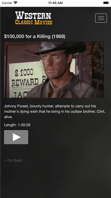 Western Classic Movies স্ক্রিনশট