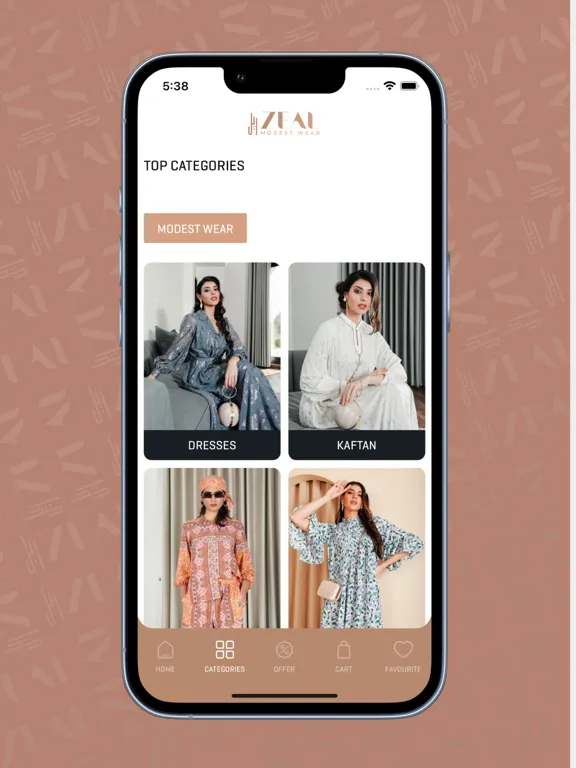 Zeal Modest iPad 应用截图