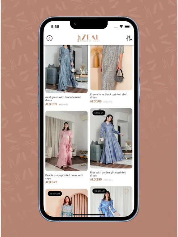 Zeal Modest iPad 应用截图