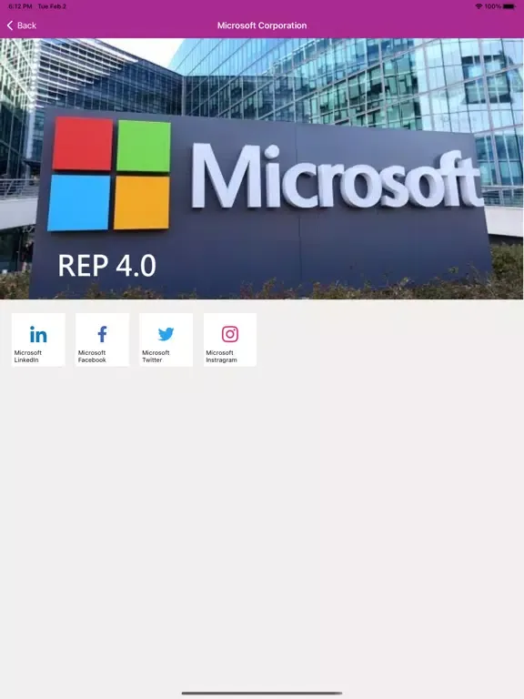 Captures d'écran de Microsoft Champions iPad 