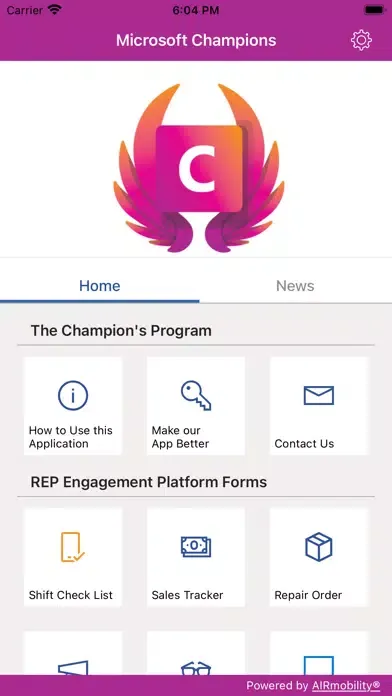 Captures d'écran de Microsoft Champions