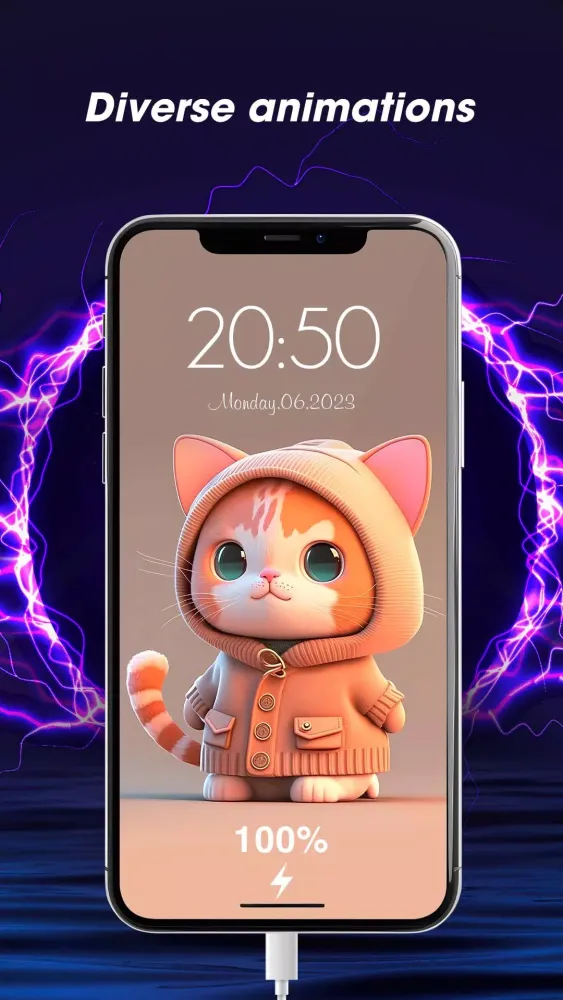 Battery Charging Animation Screenshots
