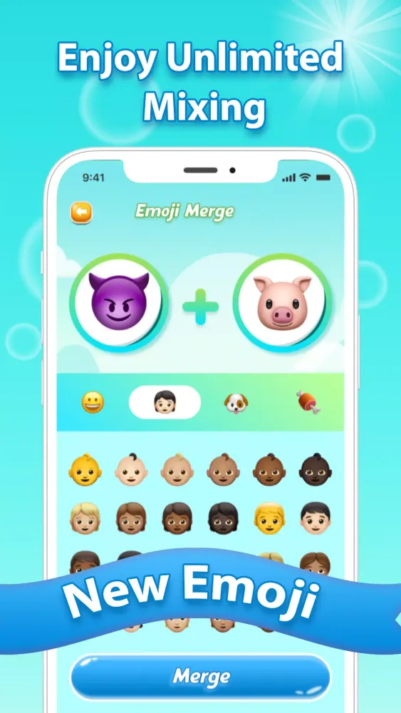 Emoji Merge Screenshots
