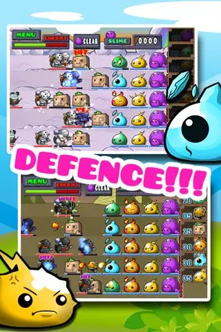 Slime vs. Mushroom スクリーンショット