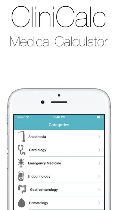 CliniCalc Medical Calculator應用截圖