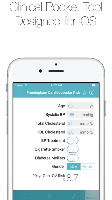 CliniCalc Medical Calculator應用截圖