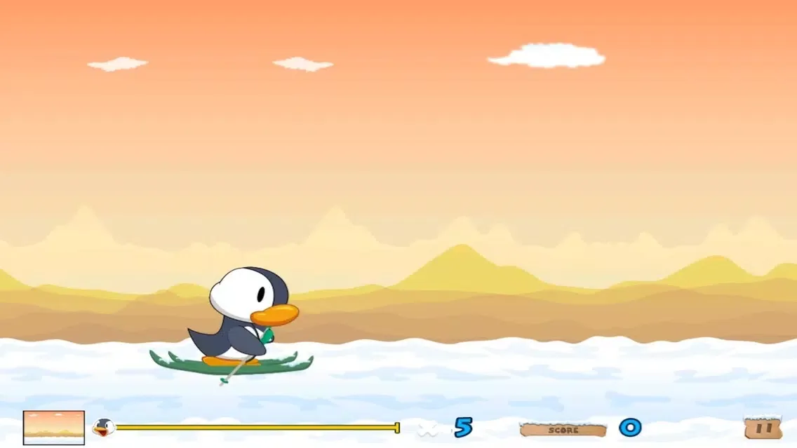 Champion Penguin-Frozen Adventure Run Free Screenshots