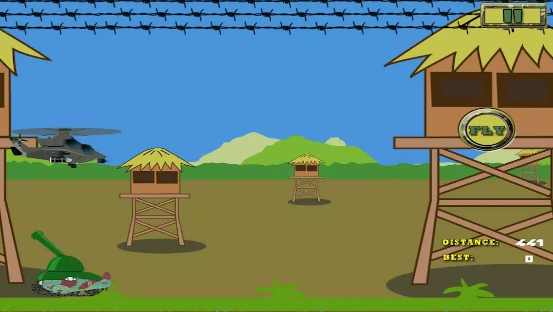 Zrzuty ekranu Apache Helicopter Challenge - Extreme Army Combat Tapping Survival Mission
