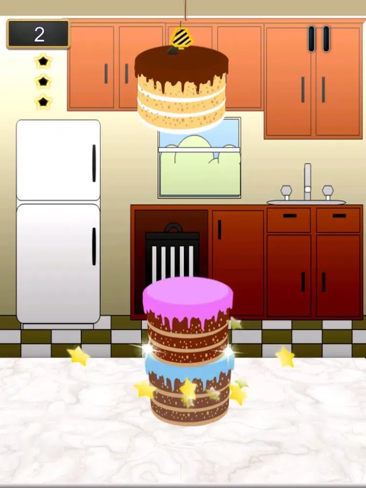 Crazy Party Cake Bakery - Ice Cream Cakes Stacker Game iPad  स्क्रीनशॉट