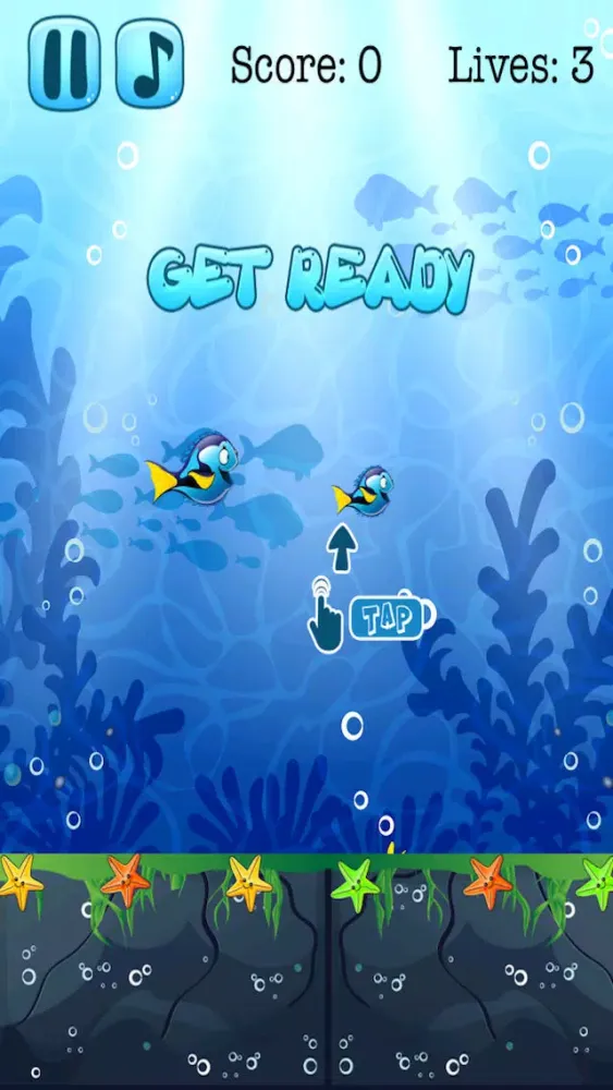 Capturas de tela do Fishy Fish Swim Star Escape A Splashy Jellyfish Training School Adventure Free