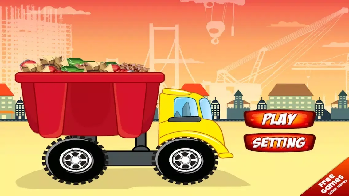 Tangkapan skrin Speedy Construction Dump Truck - Extreme Delivery Race Challenge