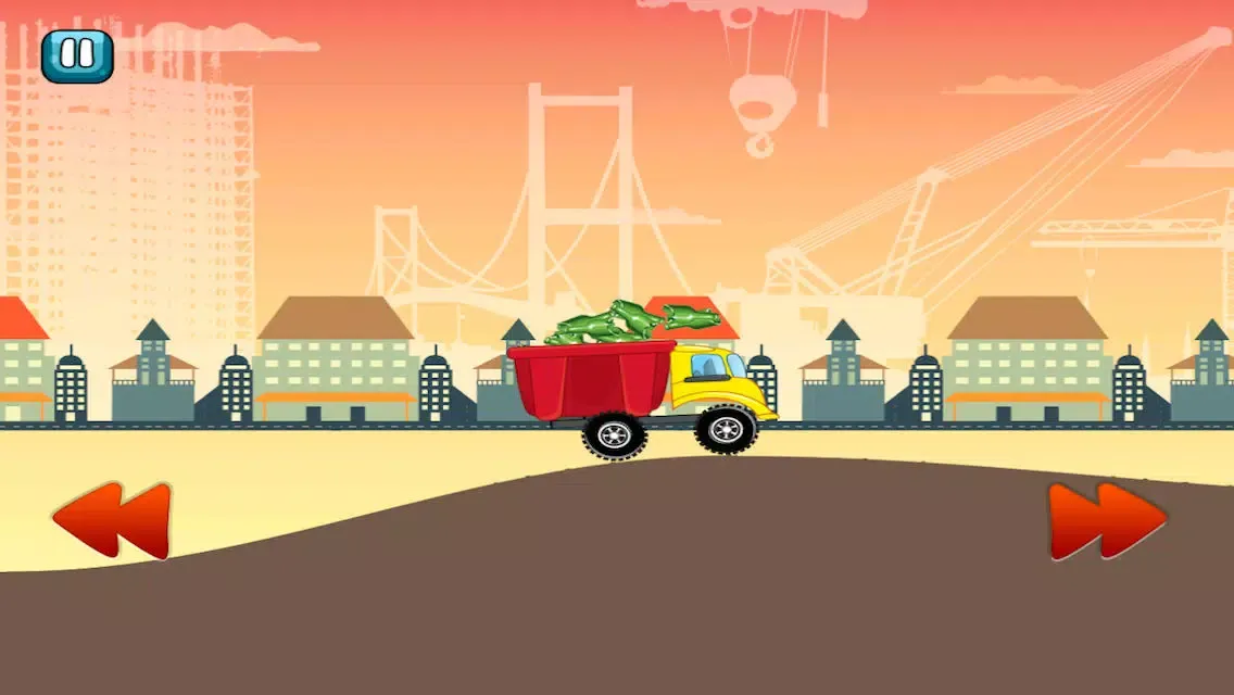 Tangkapan skrin Speedy Construction Dump Truck - Extreme Delivery Race Challenge