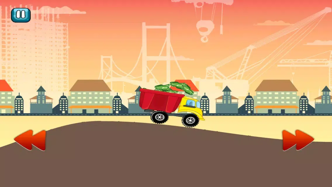 Tangkapan skrin Speedy Construction Dump Truck - Extreme Delivery Race Challenge