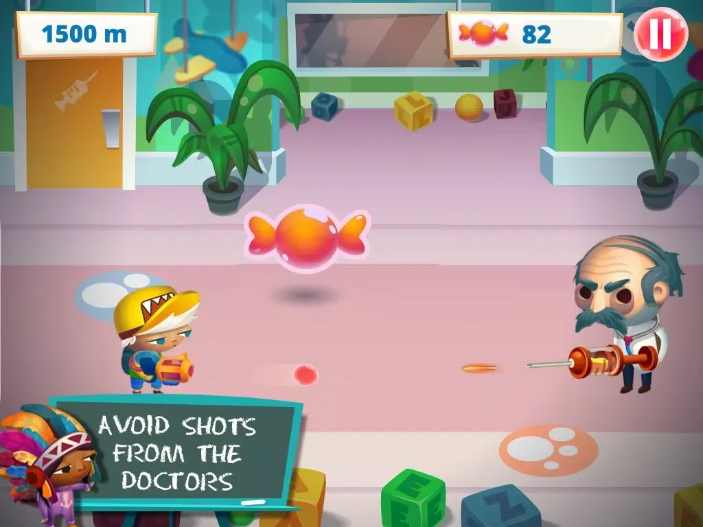 Evil Monster Doctor Office: No Shots Run Cute Little Kids in Crazy Hospital iPad  سکرین شاٹس