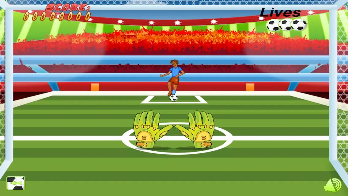 Captures d'écran de Ultimate Football Goal Stop - A Soccer Sports World Goalie Game