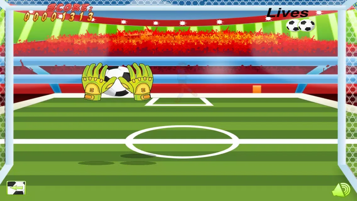 Captures d'écran de Ultimate Football Goal Stop - A Soccer Sports World Goalie Game