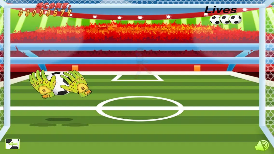 Captures d'écran de Ultimate Football Goal Stop - A Soccer Sports World Goalie Game