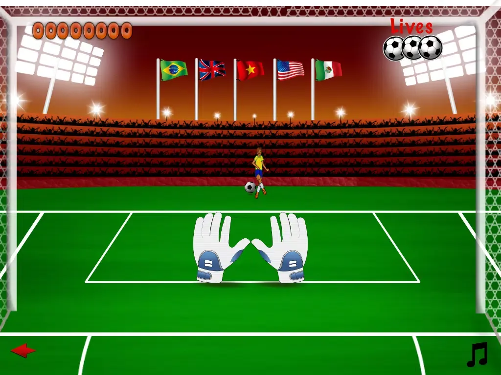 Goal Keeper Penalty Kicks - Fun Football Saving Game iPad  スクリーンショット