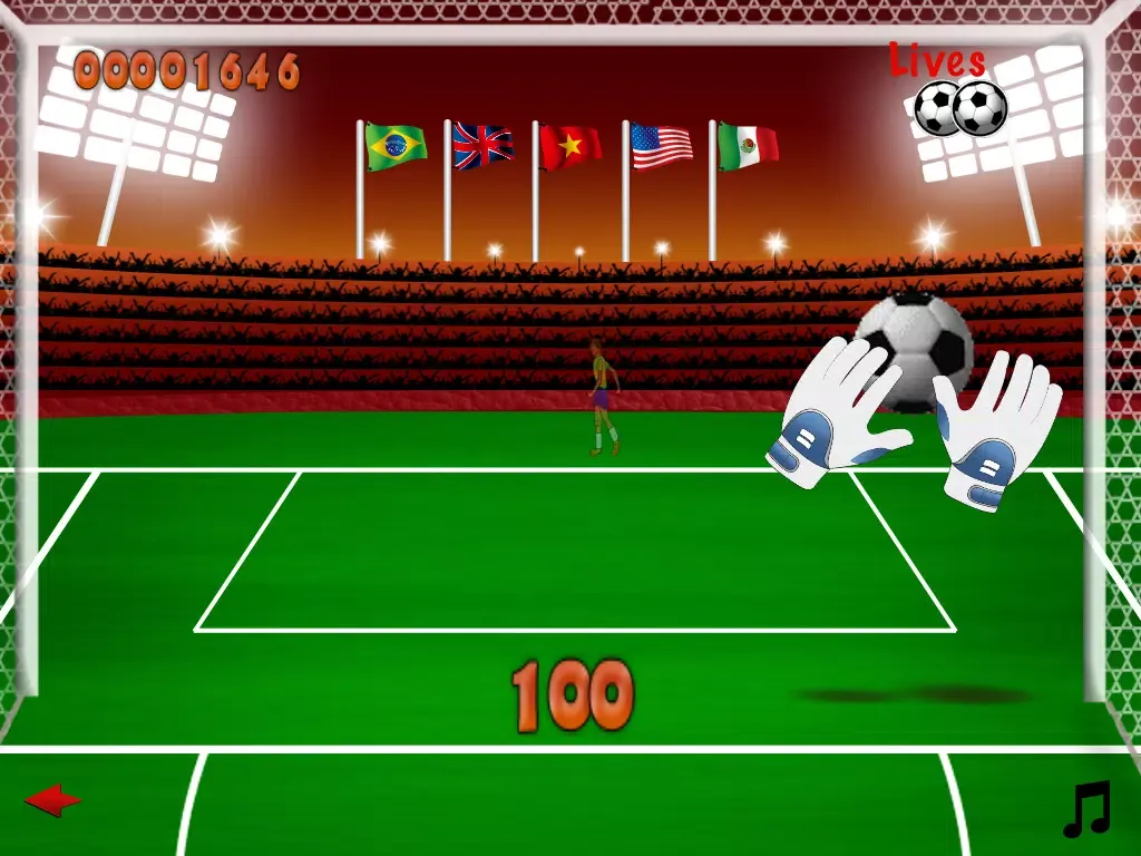 Goal Keeper Penalty Kicks - Fun Football Saving Game iPad  スクリーンショット