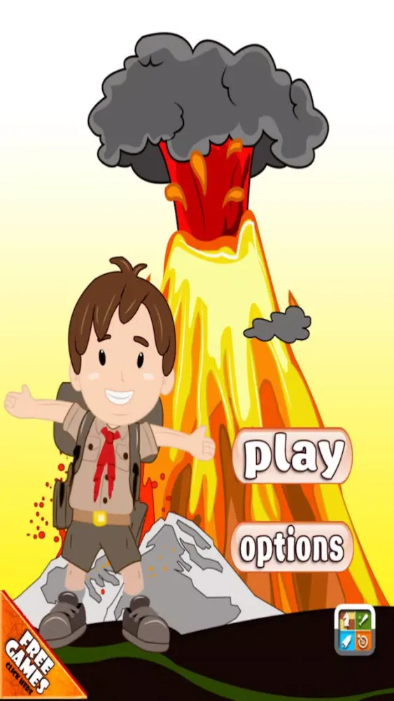 Ảnh chụp màn hình của Hot Lava Jump Escape - Extreme Crazy Hopping Mania Free