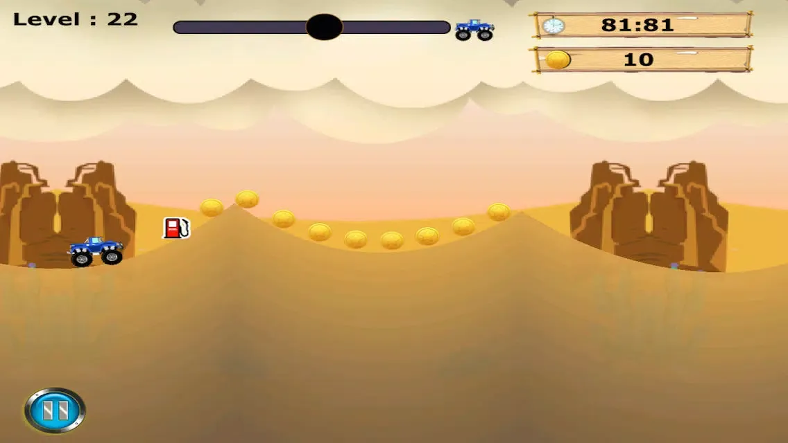 Ảnh chụp màn hình của Monster Truck Dune Buggy Chase - Cool Sand Racing Mania
