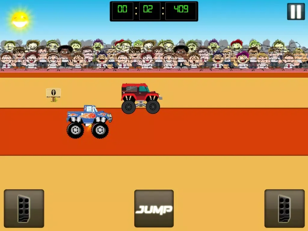 Capturas de tela do Extreme Monster Truck Drag Race - A Cool Offroad Rally Simulator Free iPad 