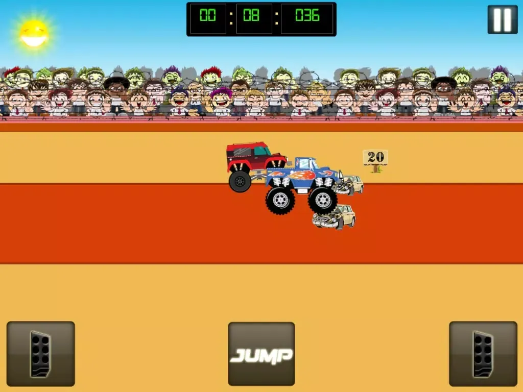 Capturas de tela do Extreme Monster Truck Drag Race - A Cool Offroad Rally Simulator Free iPad 