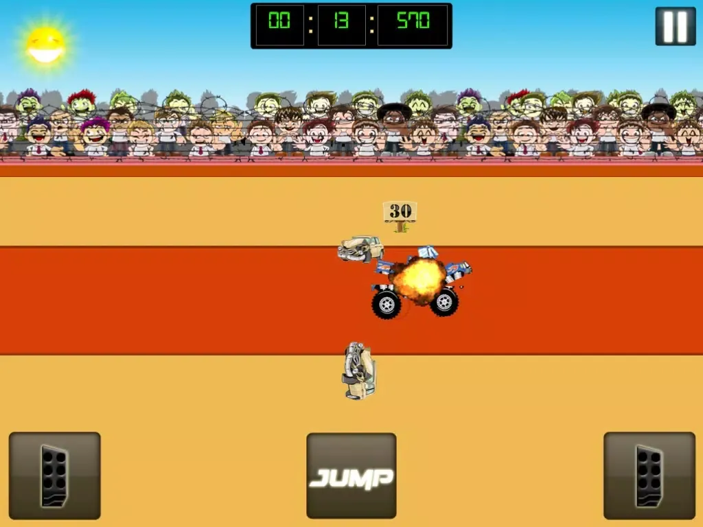 Capturas de tela do Extreme Monster Truck Drag Race - A Cool Offroad Rally Simulator Free iPad 