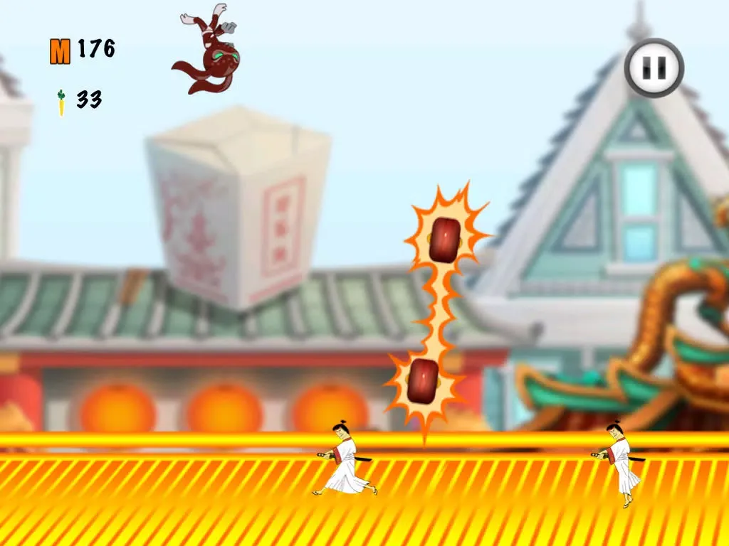 Mutant Ninja Bunny Hero- Kung Fu Air Fighting Jack Rabbit iPad  سکرین شاٹس