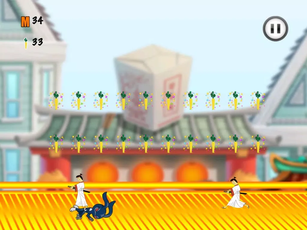 Mutant Ninja Bunny Hero- Kung Fu Air Fighting Jack Rabbit iPad  سکرین شاٹس