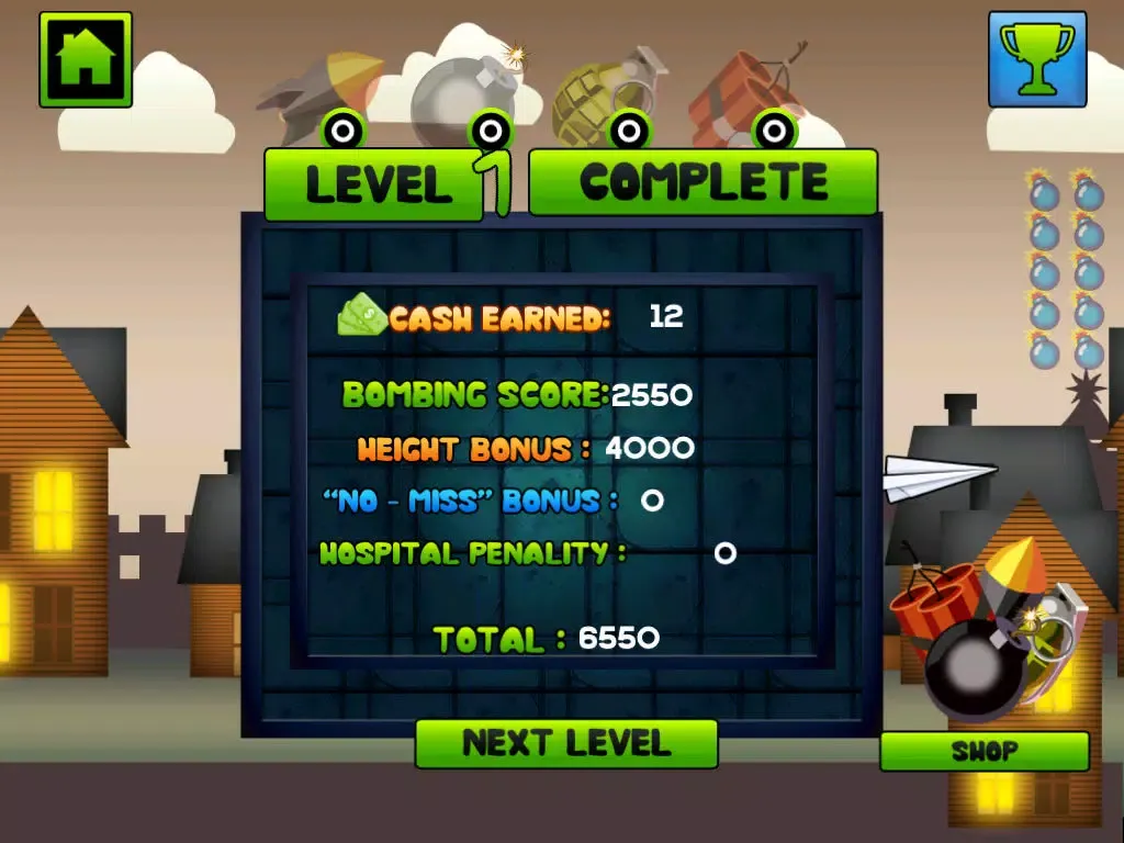 Скриншоты Paper Jet Bomber Flight - Sky Carrier City Destroyer iPad 