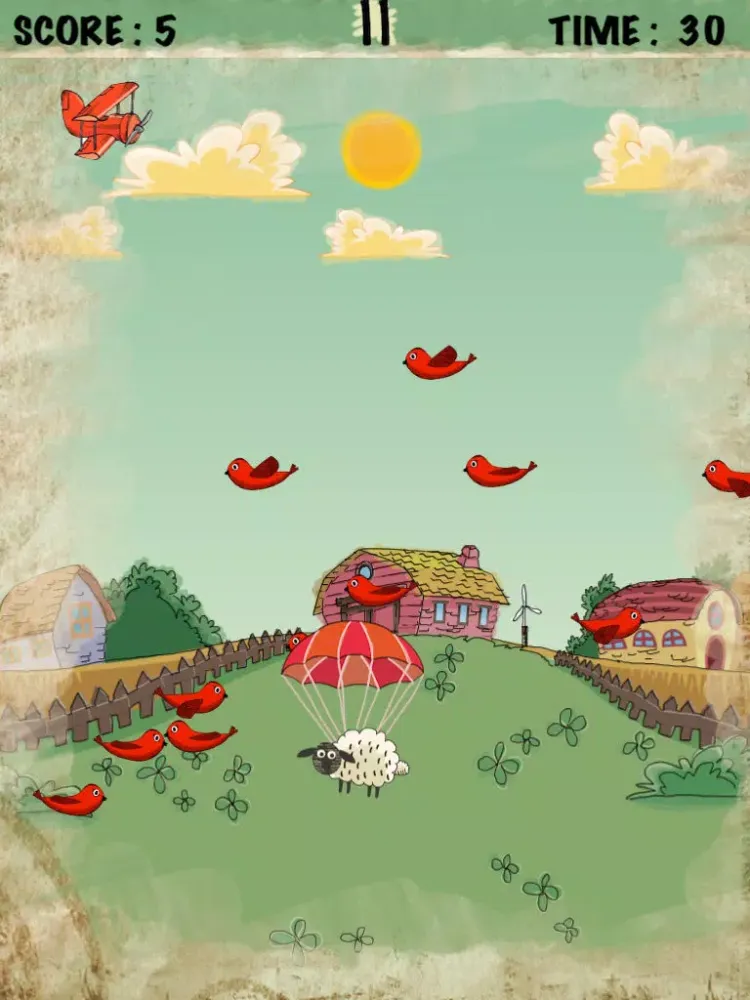 Скриншоты Sky Falling Sheep Quest Free iPad 