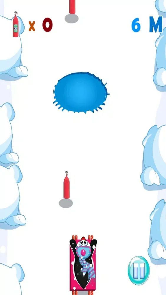 صور Snow day fast penguin racing club speed slide ice crazy