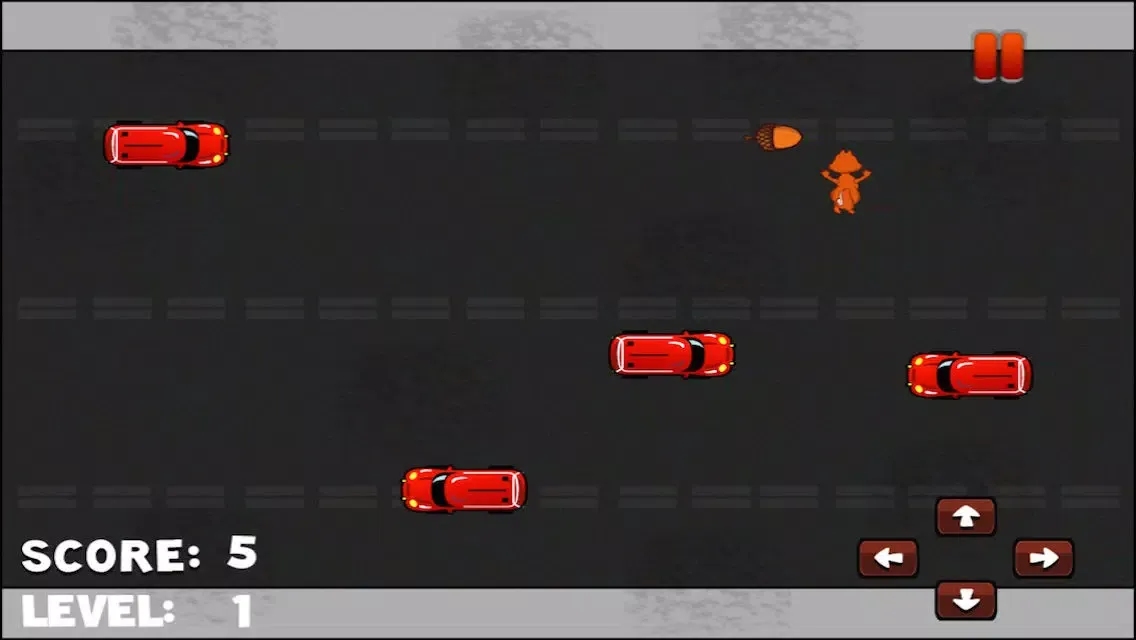 Speedy Squirrel Wall Nut Hunt Race Against Traffic Challenge Ekran Görüntüleri