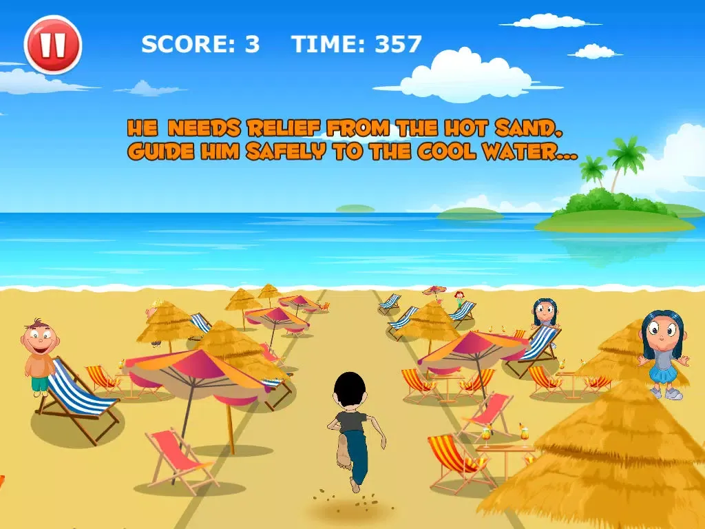 Tangkapan layar Spring Break Runner - Turtle Beach Sand Surfer Dash iPad 