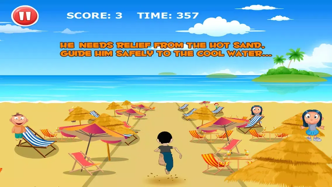 Tangkapan layar Spring Break Runner - Turtle Beach Sand Surfer Dash