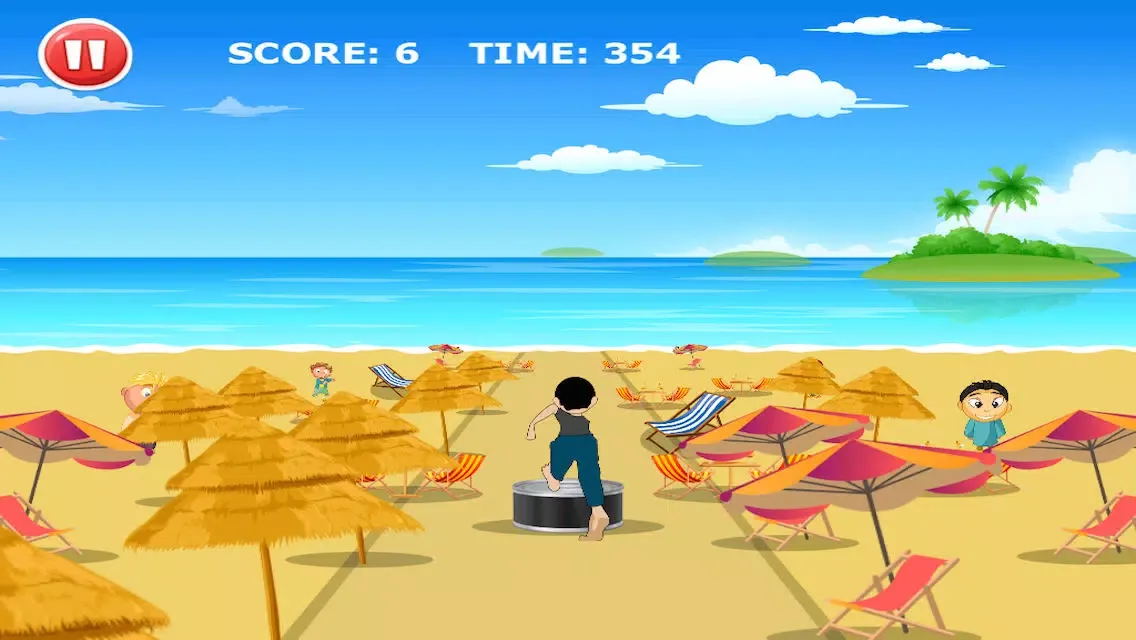 Tangkapan layar Spring Break Runner - Turtle Beach Sand Surfer Dash