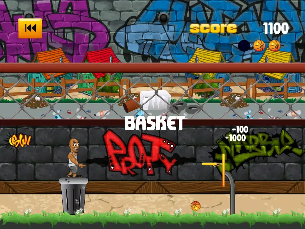 Capturas de pantalla de Streetball Hustle Shooting Simulator - Crazy Mobile Sport Challenge Free iPad 
