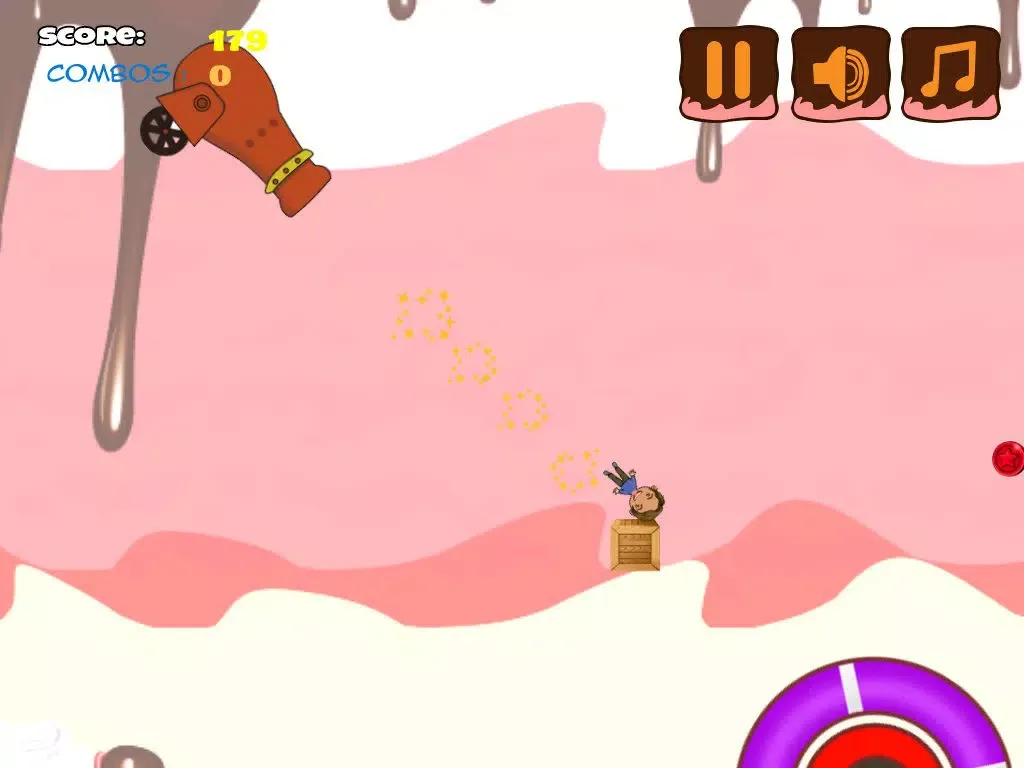 Tangkapan layar Super Boy Flying- A Chocolate World Tour Free iPad 