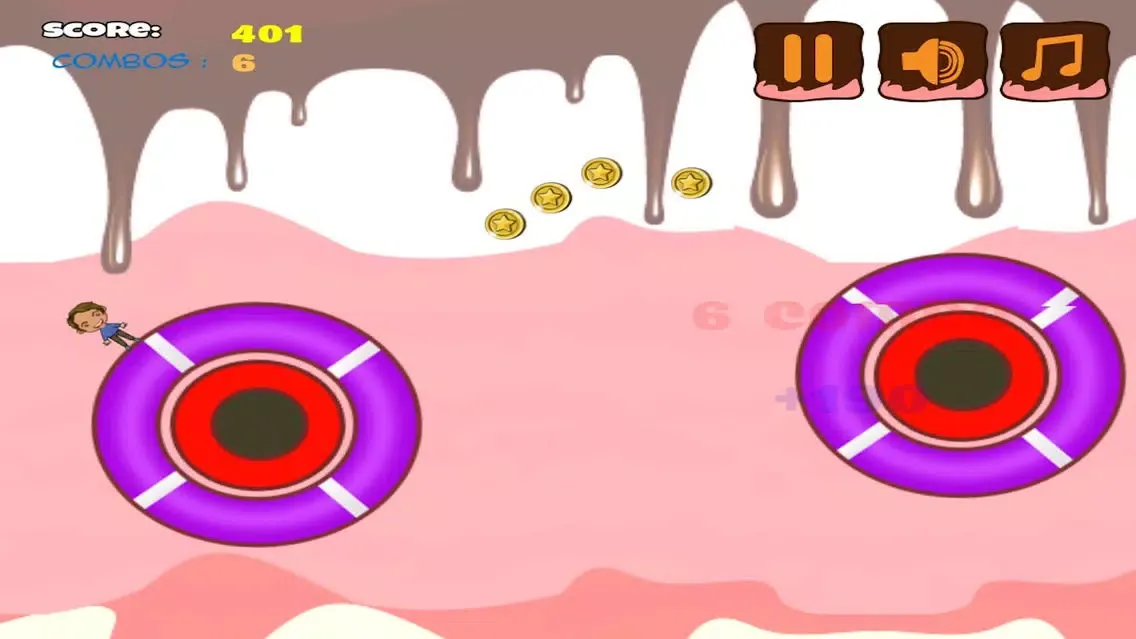 Tangkapan layar Super Boy Flying- A Chocolate World Tour Free